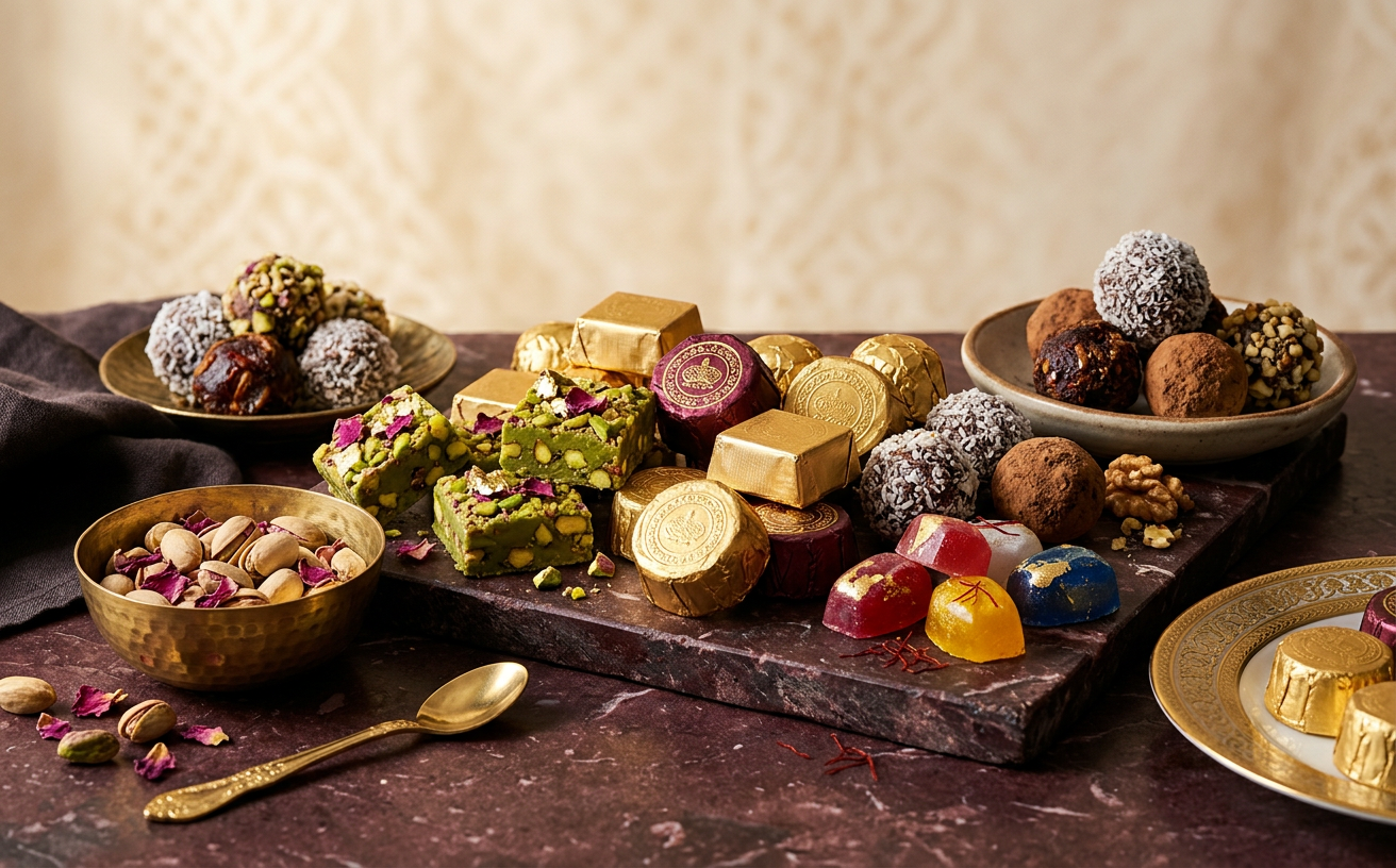 A selection of sweets and confectionery